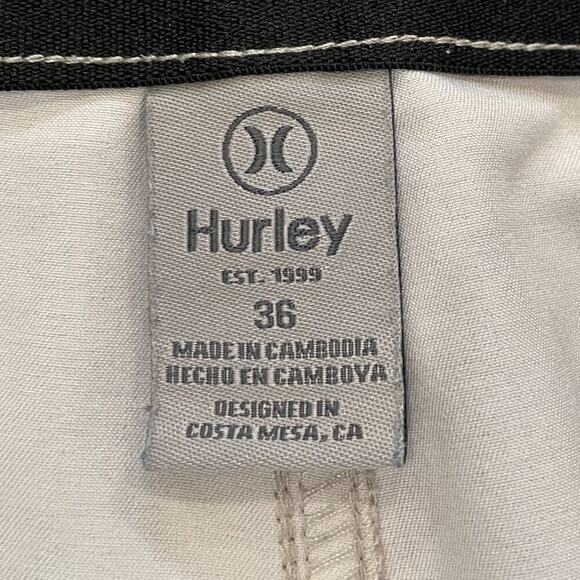 Hurley Tan/Neutral Spacedye Walk Short Bermuda, Size 36, Inseam 9" - Picture 8 of 13
